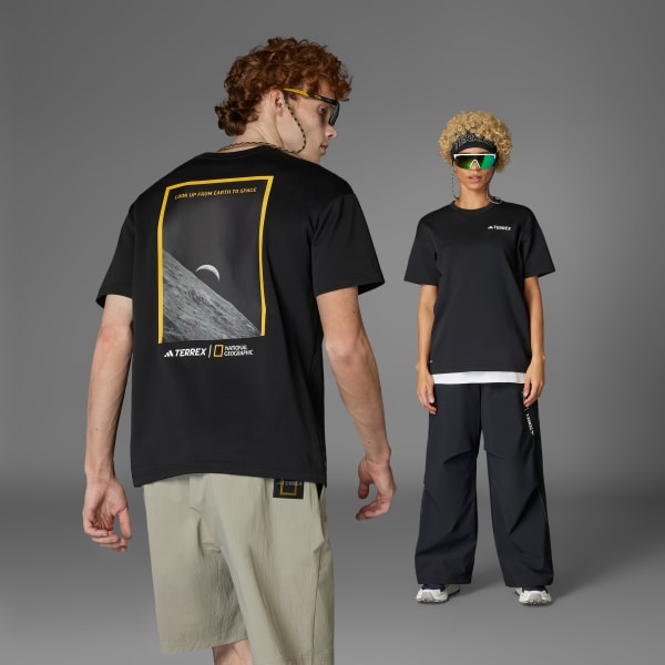 Black adidas National Geographic UF AEROREADY Graphic T-shirt