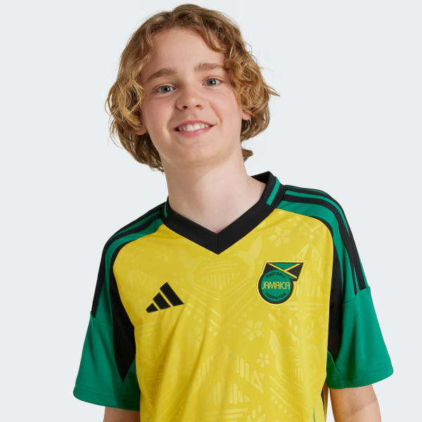 Yellow Jamaica 24 Home Jersey Kids