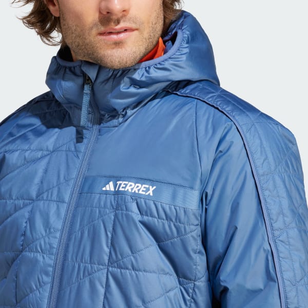 | Terrex Jacket Men\'s Insulation US adidas | Blue adidas Multi - Hiking Hooded