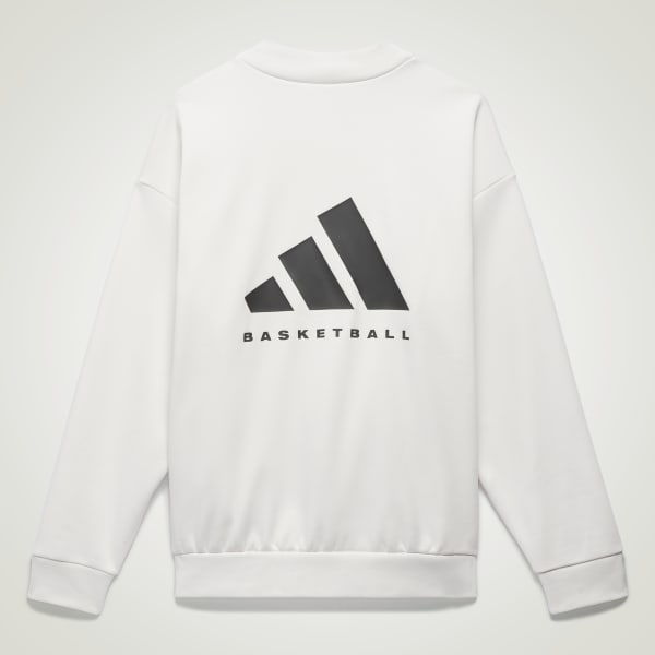 adidas Basketball Sweatshirt - White | Unisex Basketball | adidas US