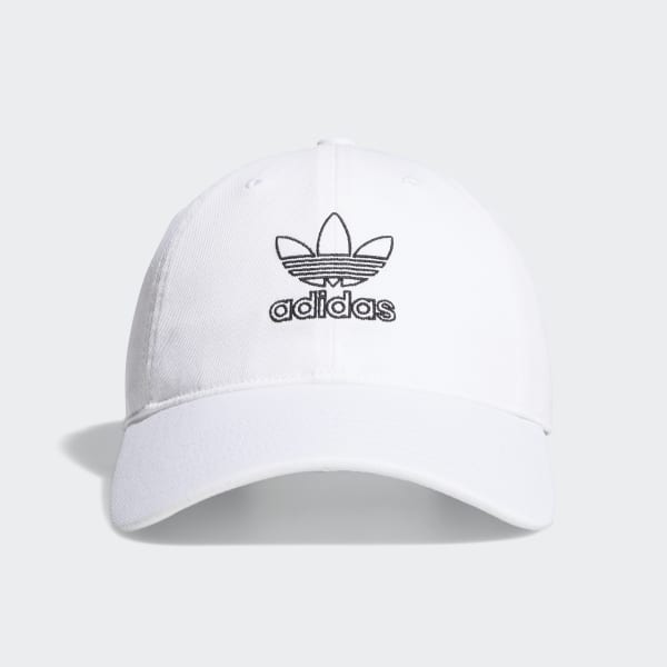 white adidas baseball hat