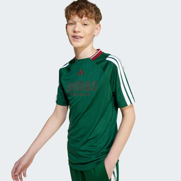 ★adidas★ House of Tiro Short Sleeve Tee JN7181 adidas House of Tiro Tee - Green | Free Shipping with