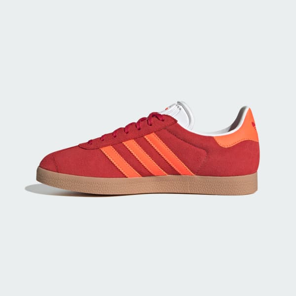 Adidas gazelle tactile red top