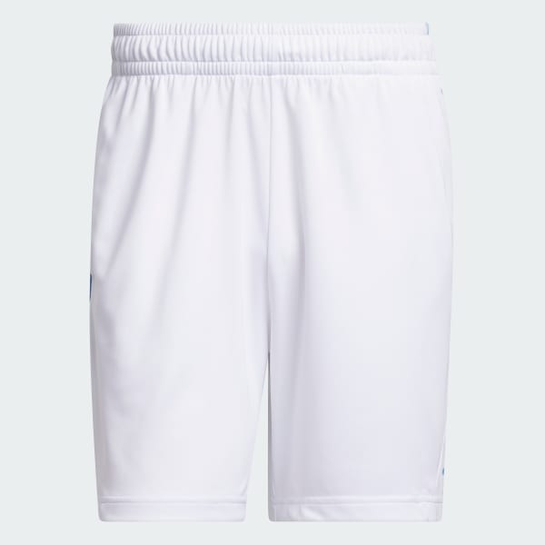 White Legends 3-Stripes Basketball Shorts