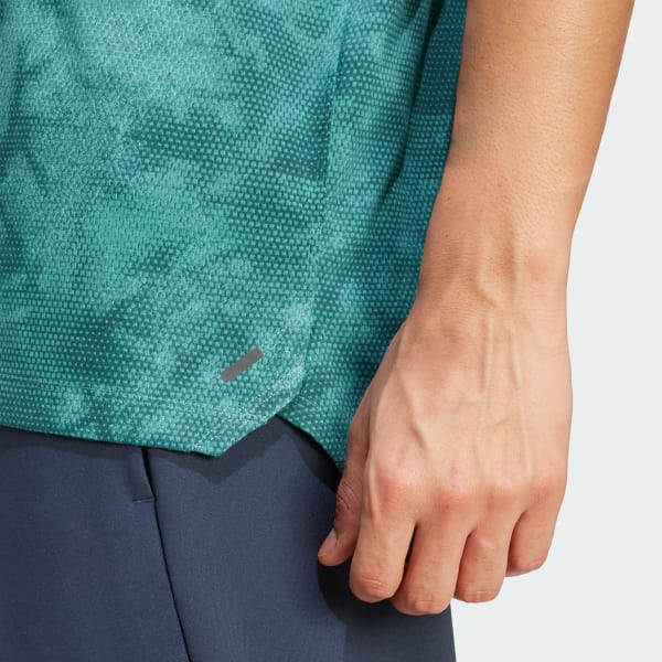 adidas PrimeLift Graphic Tee - Turquoise | Free Shipping with