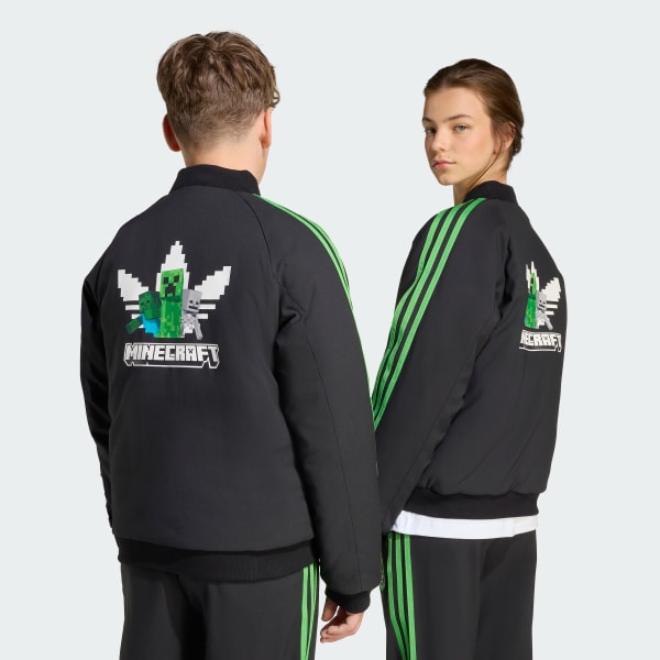 Noir Veste adidas x Minecraft Enfants