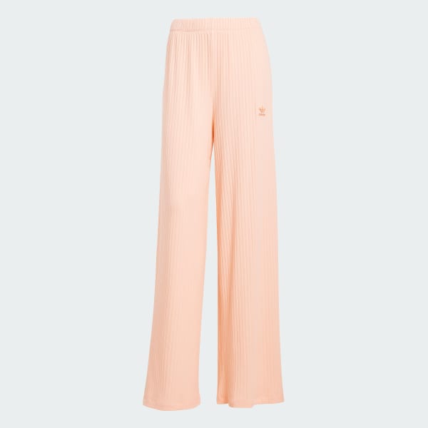 roze Essentials Wide Rib Broek