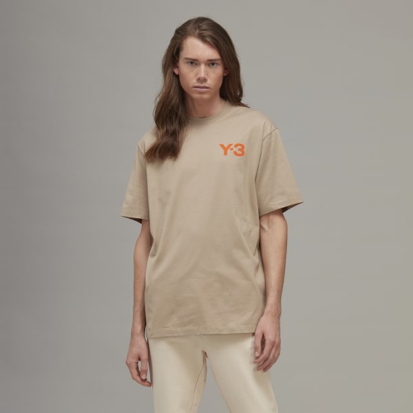 Brown Y-3 Classic Chest Logo Tee HBO64