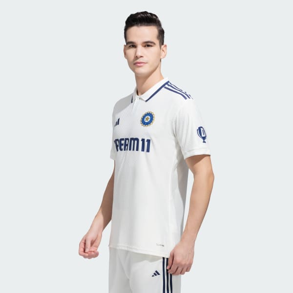 Bianco Maglia INDCRI TEST MATCH H/S