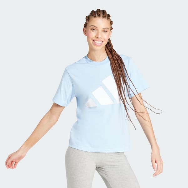 Azul Polo Algodón Essentials con Logo Grande