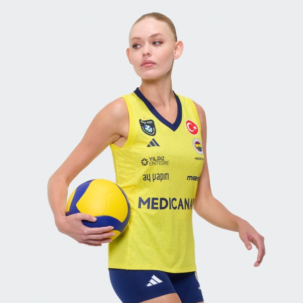 Sari Fenerbahçe Kadin Voleybol Formasi