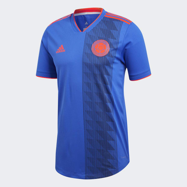 adidas Camiseta Oficial Auténtica Selección de Colombia Visitante 2018 -  Azul | adidas Colombia