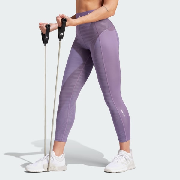 Roxo Legging 7/8 Estampada Techfit