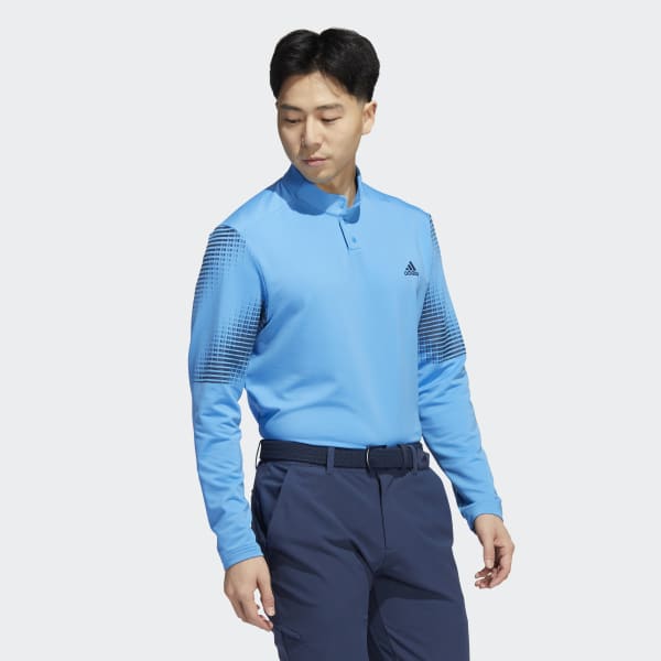 blauw Statement COLD.RDY Poloshirt met Lange Mouwen CT321