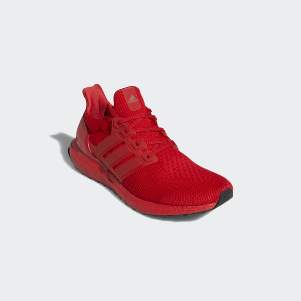 all red adidas sneakers