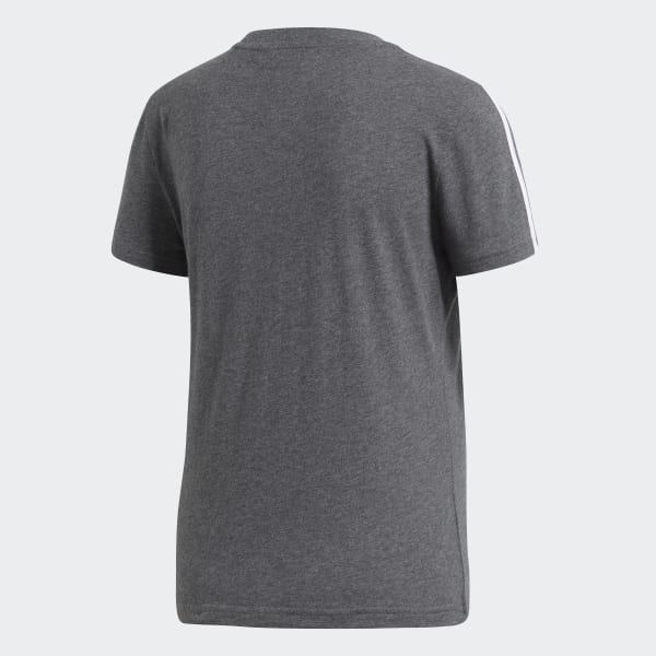 Gri Essentials 3 Bantlı Tişört