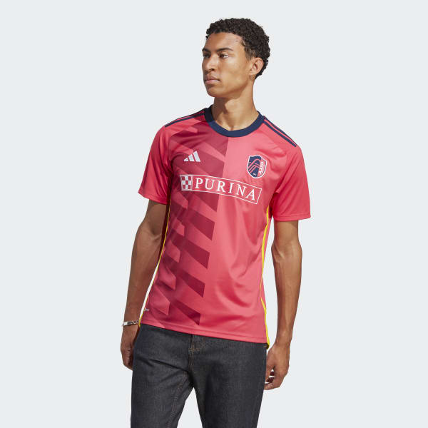 adidas St. Louis CITY SC 23/24 Home Jersey Pink Free Shipping with