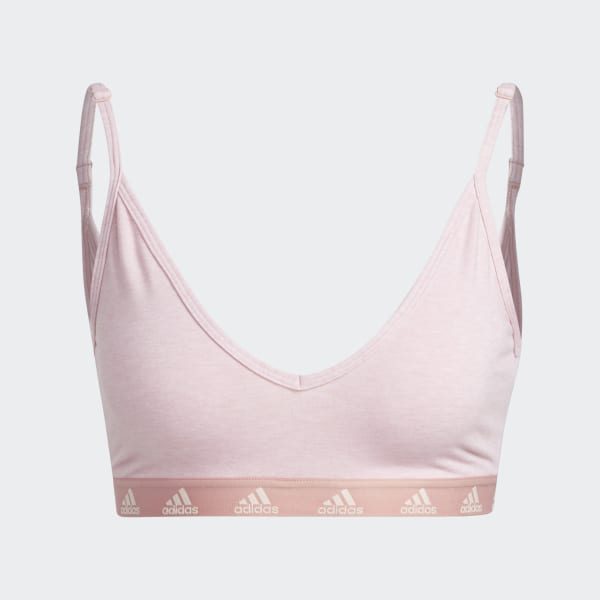 Rosado Top Deportivo adidas Purebare Soporte Ligero TJ657