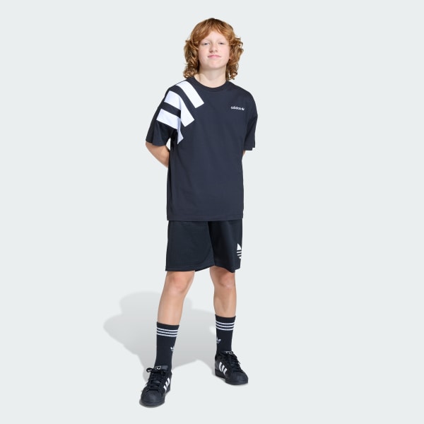 Negro PLAYERA BLOCKED HOLGADA