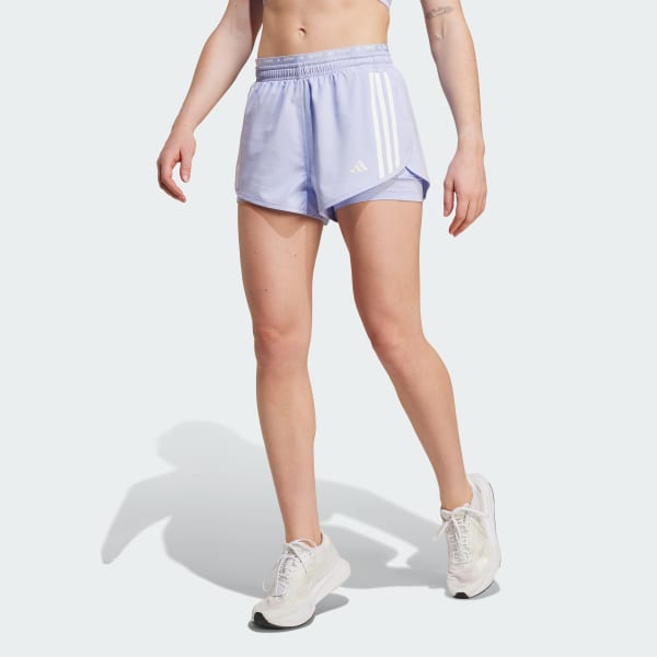 Violet Short 2 en 1 Own the Run 3 bandes