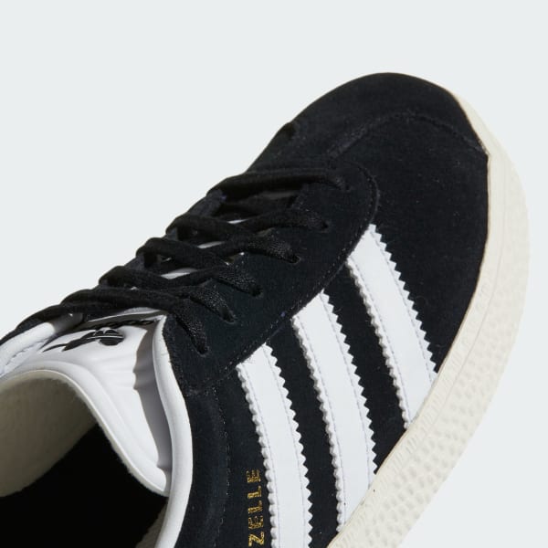 Kids Gazelle Core Black and White Shoes | adidas UK