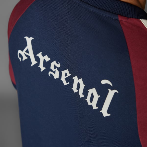 adidas Arsenal Adicolor Classics 3-Stripes Tee - Blue | Free