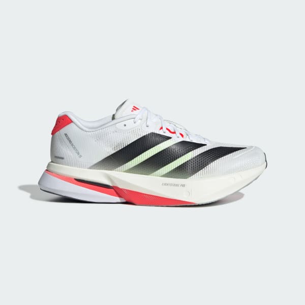 Hvid Adizero Boston 13 sko