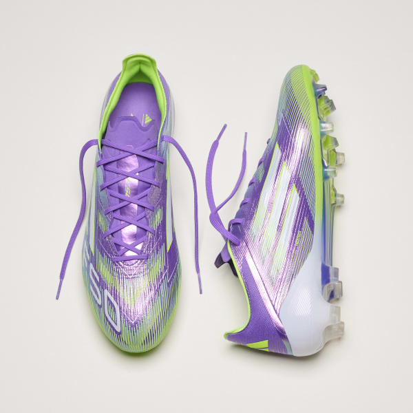 adidas F50 Elite Fast Reborn FG Purple Lucid Lemon Men's