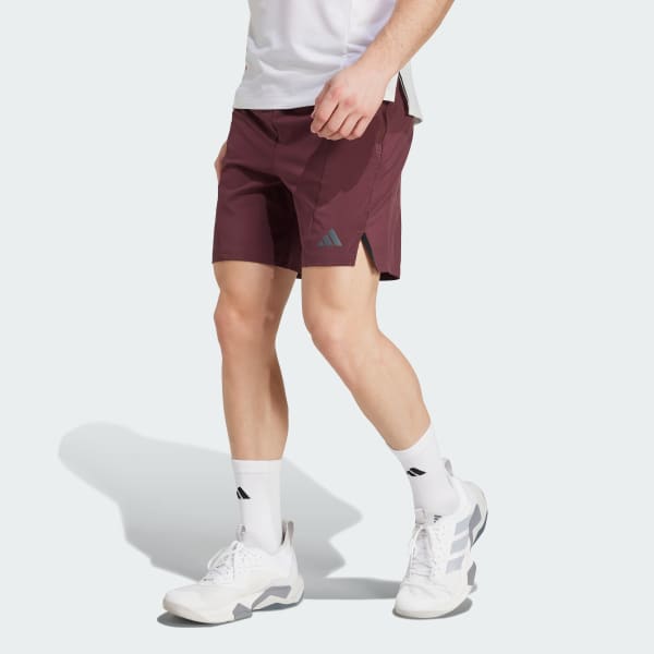 Burgundy Designed for Training Workout Shorts