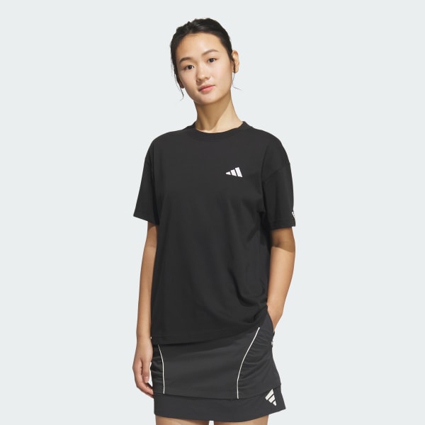 ブラック エッセンシャルズ プラス スモールロゴ 半袖Tシャツ