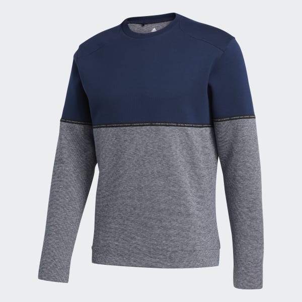 adicross heather fleece crew sweatshirt