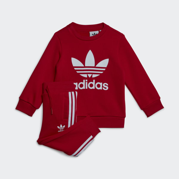 Conjunto cuello redondo y - Rojo adidas adidas España