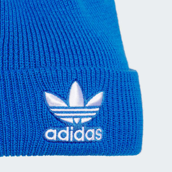 adidas★TREFOIL BEANIE-COLLEGIATE  BLUE adidas Trefoil Beanie - Blue | Free Shipping with adiClub