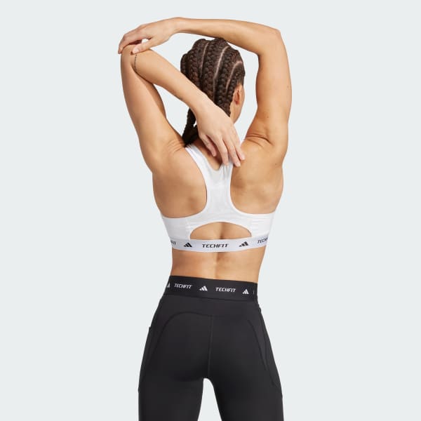 สีขาว บราคอสูงซัพพอร์ตระดับปานกลาง TECHFIT