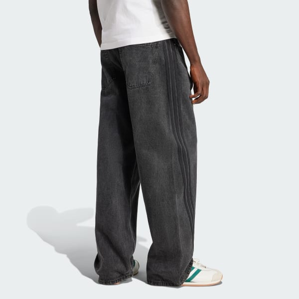 adidas Adilenium Season 3 Loose Fit Denim Pants - Black