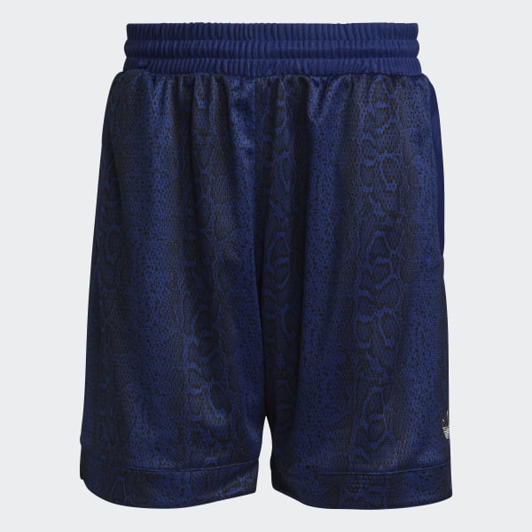 Blue adidas SPRT Snakeskin-Print Shorts JJX06