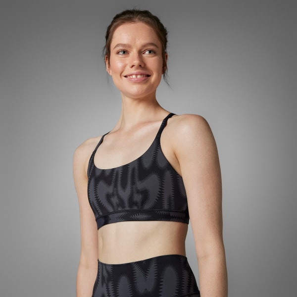 Grey All Me Light-Support Printed Bra