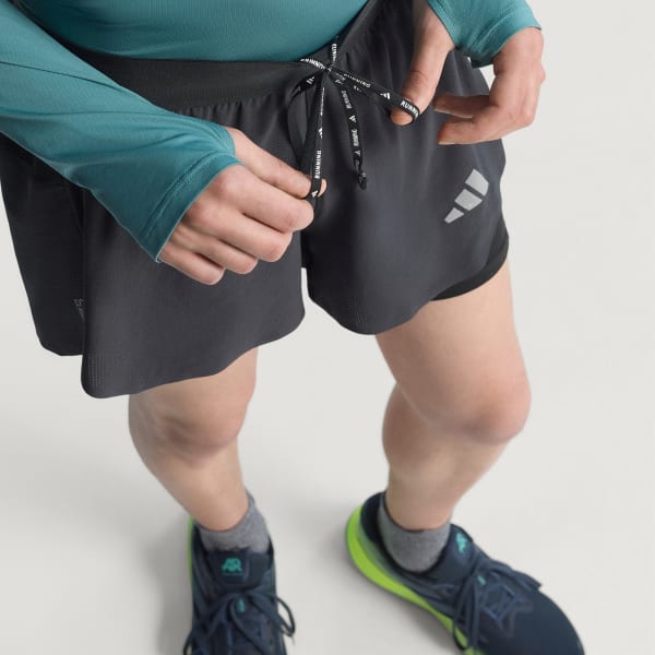 adidas Adi365 Running CLIMACOOL+ 2-In-1 Shorts - Black