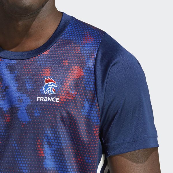Blau Frankreich Handball T-Shirt