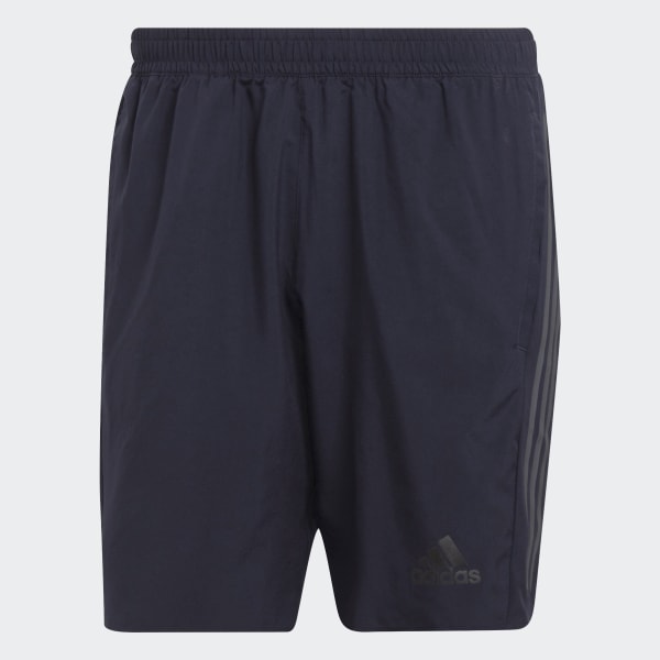 adidas Run Icon Full Reflective 3-Stripes Shorts - Blue | adidas Thailand