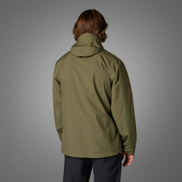 Green Terrex Multi Essentials Three-In-One Jacket