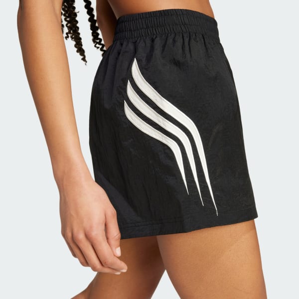 adidas Atlanta Cut Line Nylon Shorts - Black | adidas Thailand