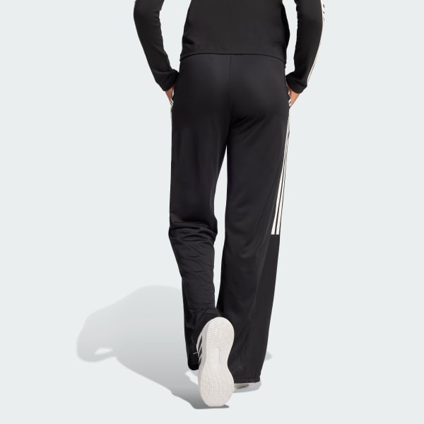 Black Tiro Cut 3-Stripes Mesh Wide-Leg Pants