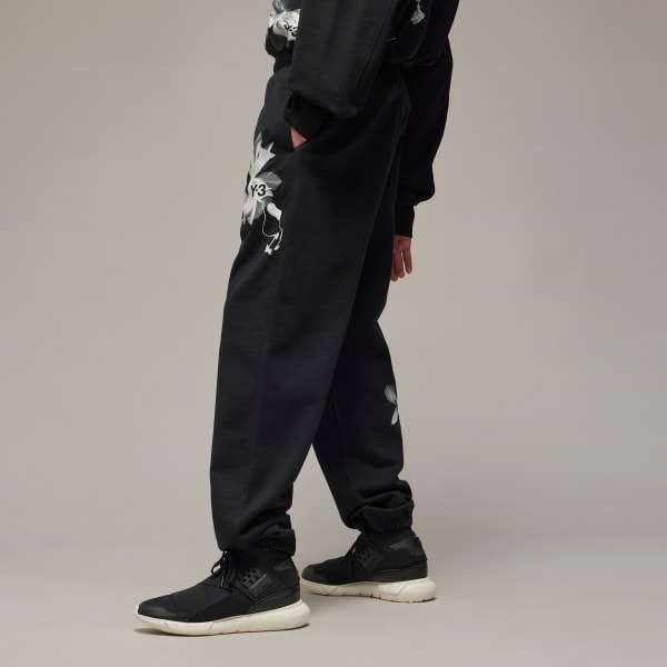 Negro Pants Y-3 Graphic French Terry