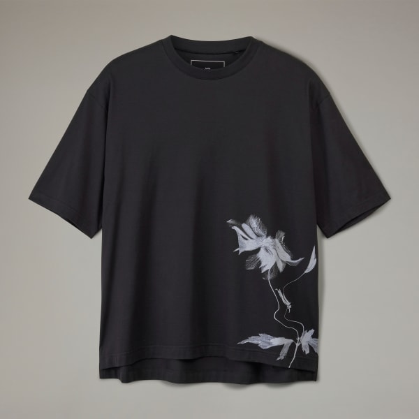 Black Y-3 Graphic Short Sleeve Tee