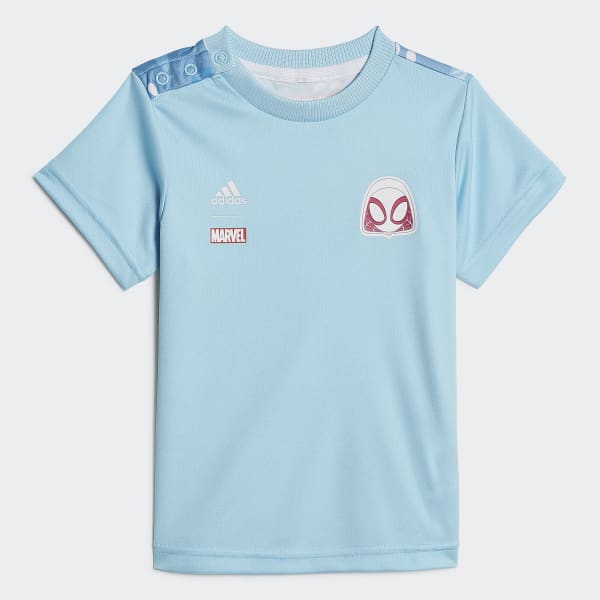 Azul Conjunto Ghost Spider adidas x Marvel Summer