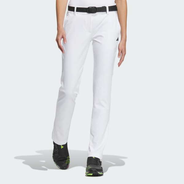 White Four-Way Stretch Pants