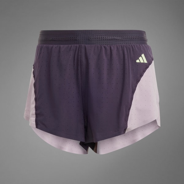 adidas Adizero Running Split Shorts - Purple