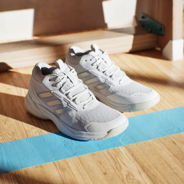 adidas Crazyflight 6 Mid Indoor Sneakers - White | Free Shipping