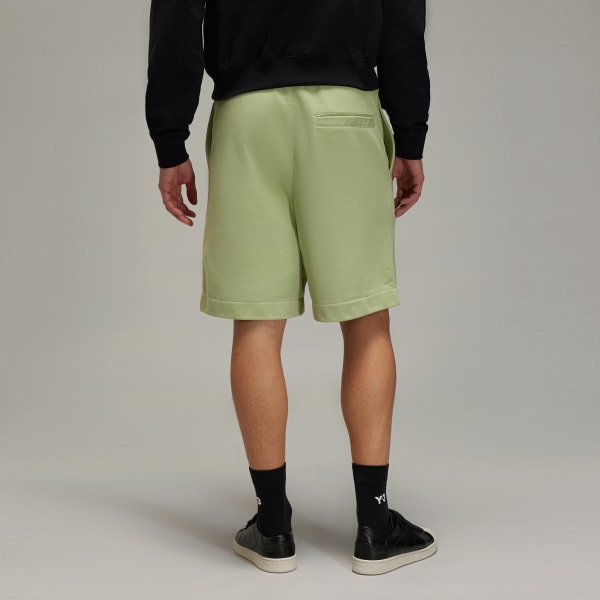 Green Y-3 French Terry Shorts